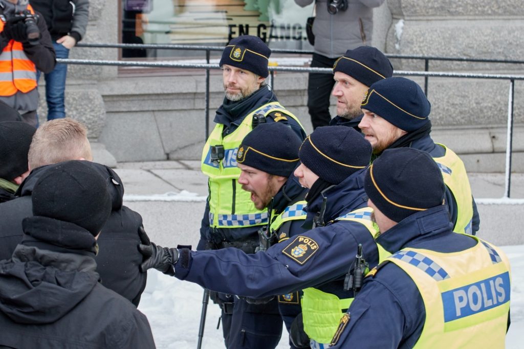 Stockholmers for a Sovereign Sweden rally, Stockholm, 3 February 2019