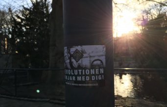 Nordic Resistance Movement stickers in Trelleborg