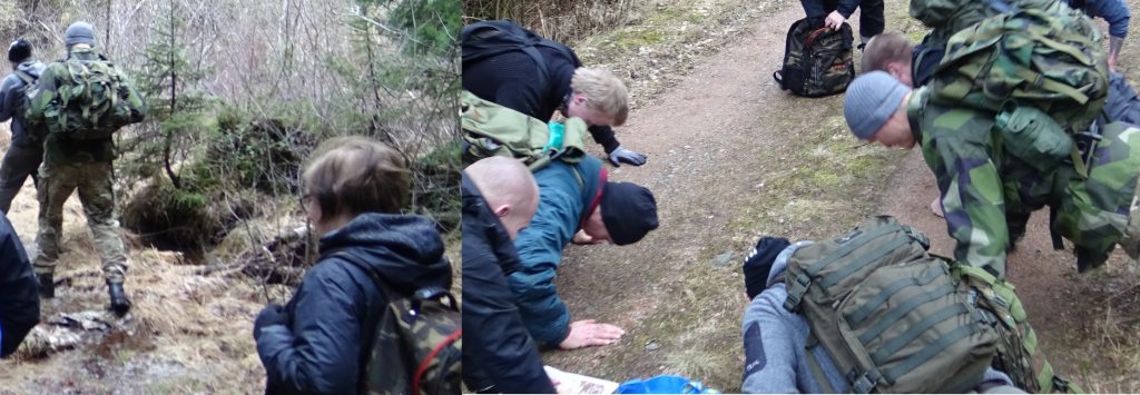Nordic Resistance Movement hiking and training activities in Uddevalla