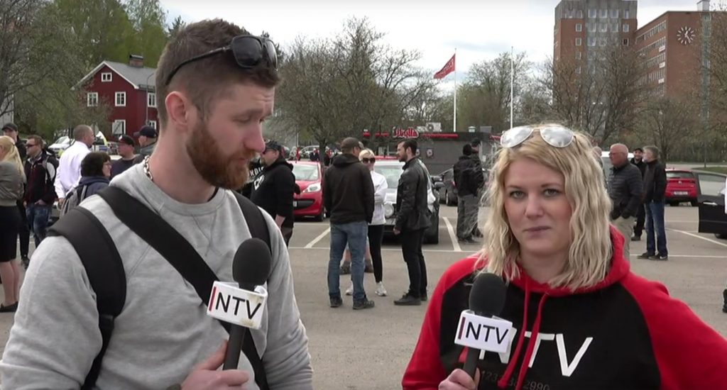 Nordfront TV report from Ludvika on the 1 May demonstration 2019