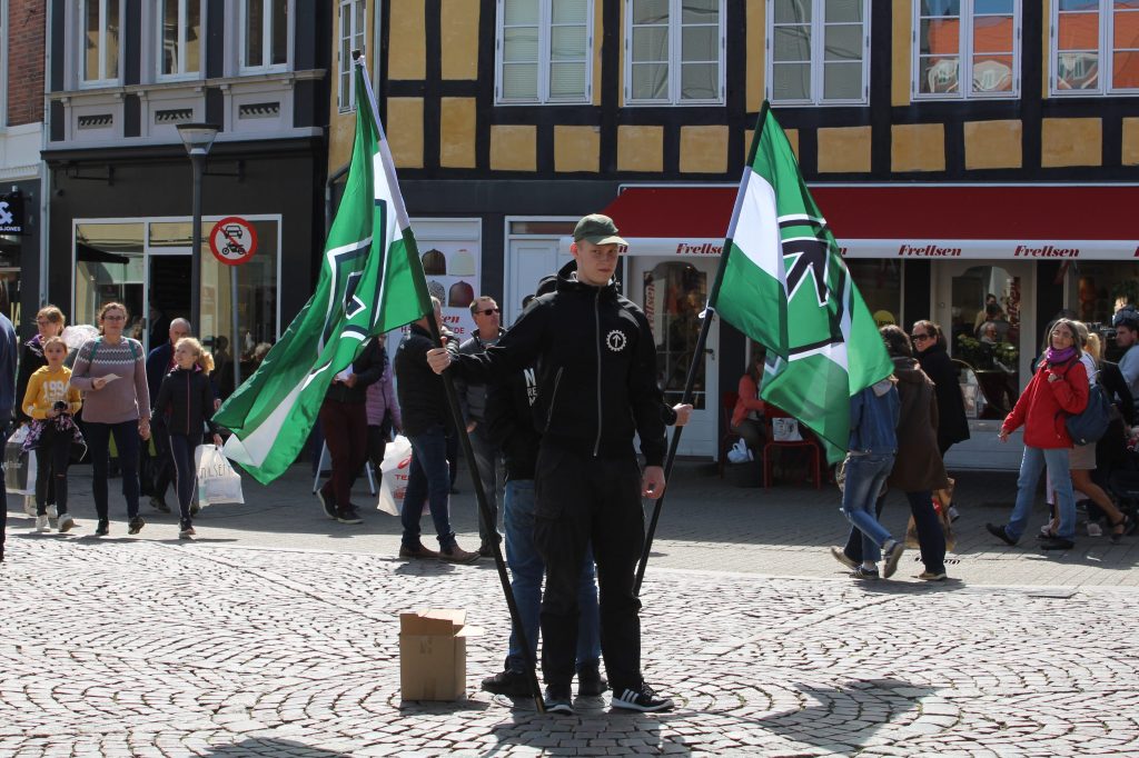 The Nordic Resistance Movement leaflet in Svendborg, Denmark