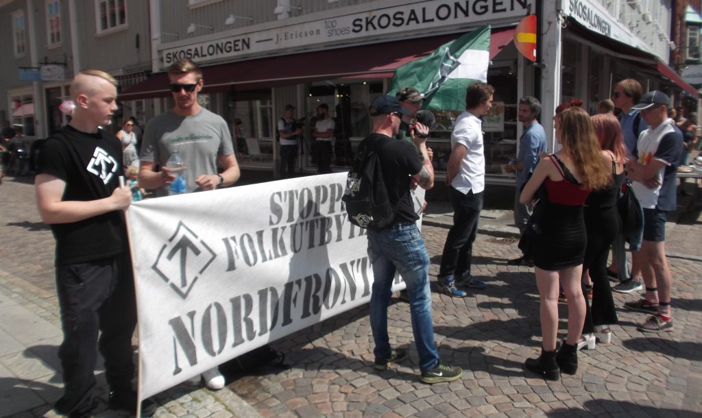 The Nordic Resistance Movement at the Alingsås Potato Festival