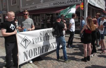 The Nordic Resistance Movement at the Alingsås Potato Festival