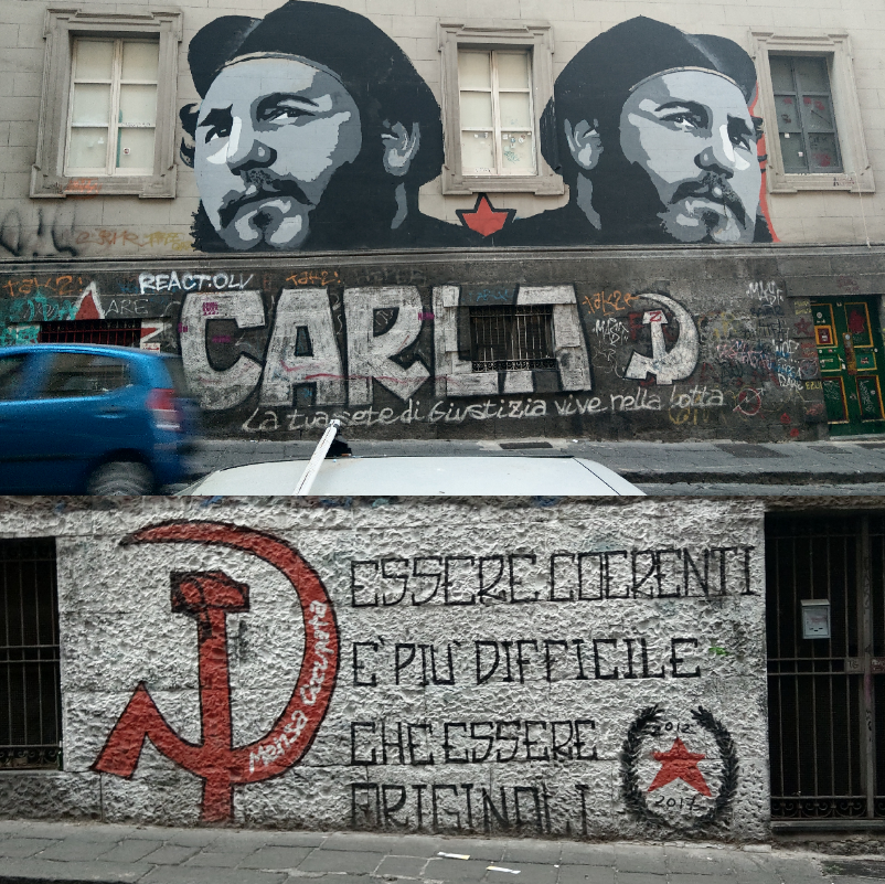 Communist graffiti in Naples