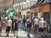 Nordic Resistance Movement activism in Lund, June 2019