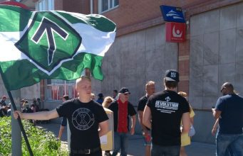 The Nordic Resistance Movement leaflet in Lysekil