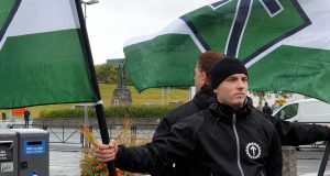Nordic Resistance Movement activism in Reykjavik, Iceland