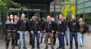 Nordic Resistance Movement defendants at the Gothenburg Trials