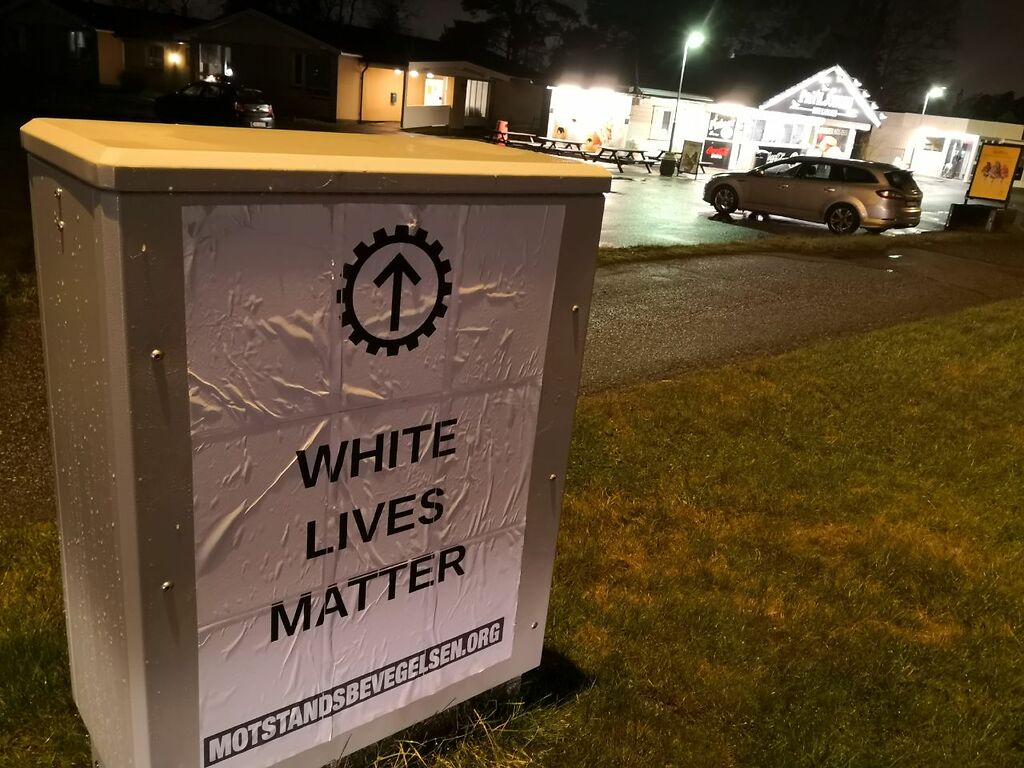 White Lives Matter poster, Norway