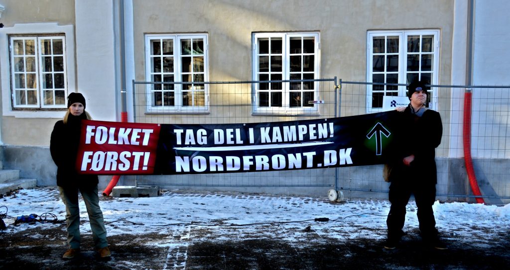 Danish Nordic Resistance Movement activity in Randers