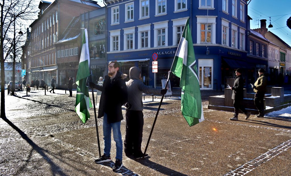 Danish Nordic Resistance Movement activity in Randers