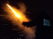 NRM flares fired over Aarhus, Denmark