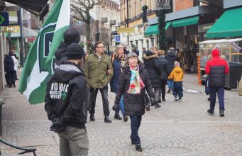 Nordic Resistance Movement public activity in Ängelholm