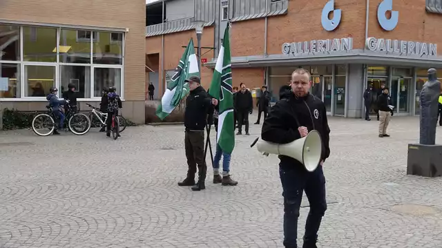 Nordic Resistance Movement activism in Vetlanda