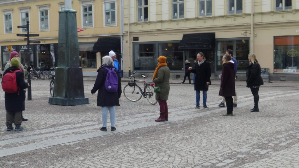 Key rattlers at Nyköping Nordic Resistance Movement White Lives Matter Demonstration