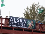 Nordic Resistance Movement banner action in Luleå