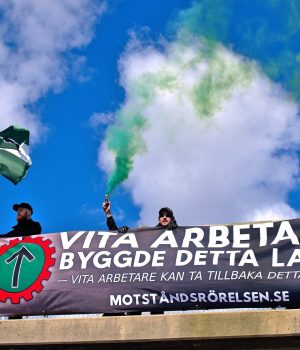 Nordic Resistance Movement May Day 2021 banner