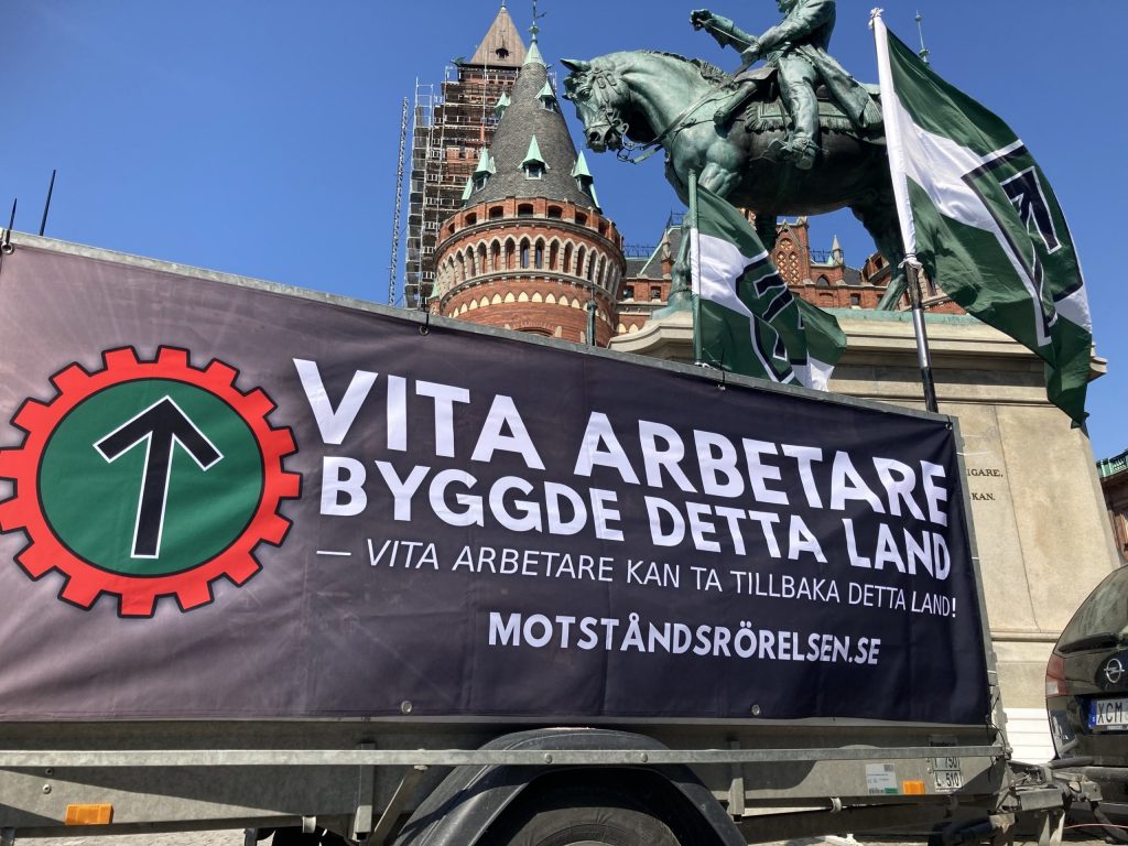 May Day 2021 NRM activism in Helsingborg
