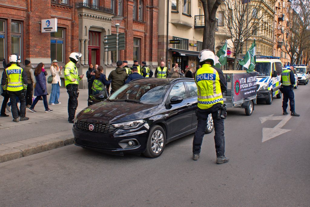 1 May 2021 NRM activism and police harassment in Stockholm