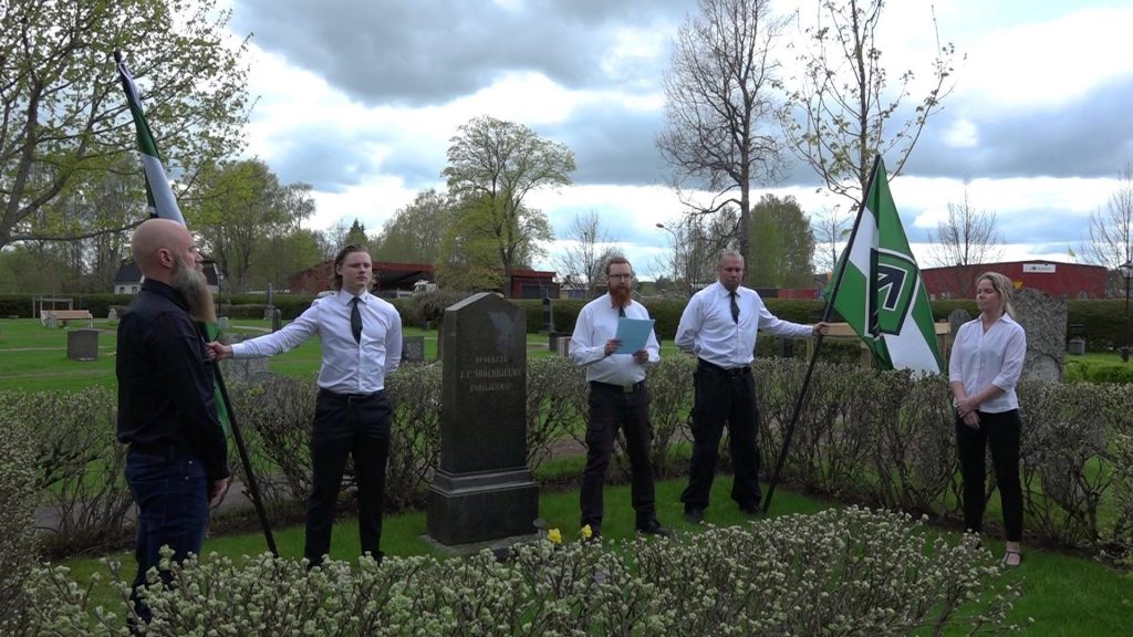 The Nordic Resistance Movement honours fallen Swedish volunteer soldiers on the Day of the Fallen 2021