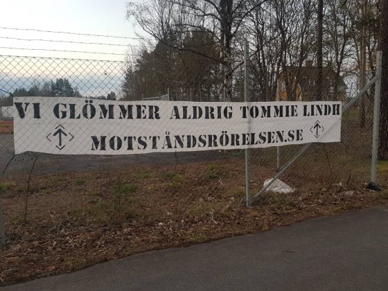 Nordic Resistance Movement Tommie Lindh memorial activism