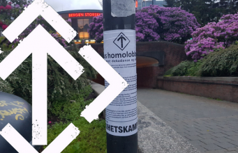 NRM campaign against the homo lobby in Bergen, Norway