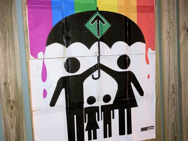 Protection from the homo lobby poster, Norway