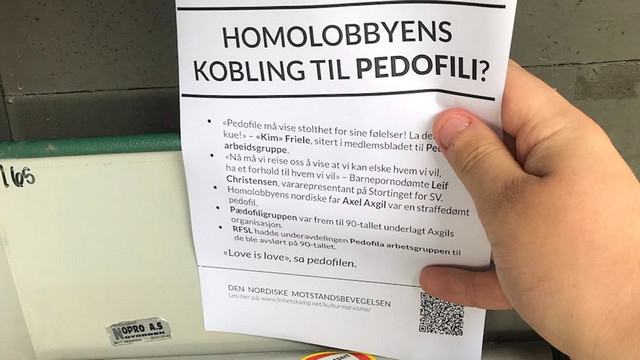 Homo lobby paedophilia leaflet