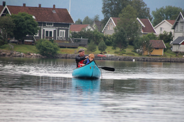 Canoeing in Setesdal, Norway
