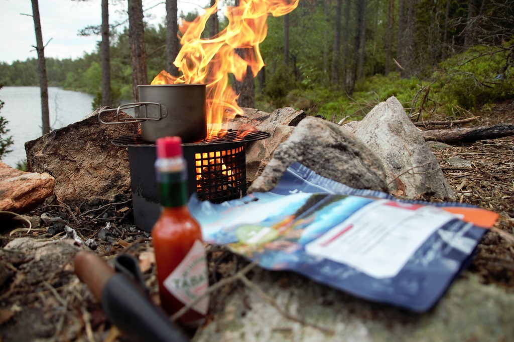 Wilderness camping in Norway