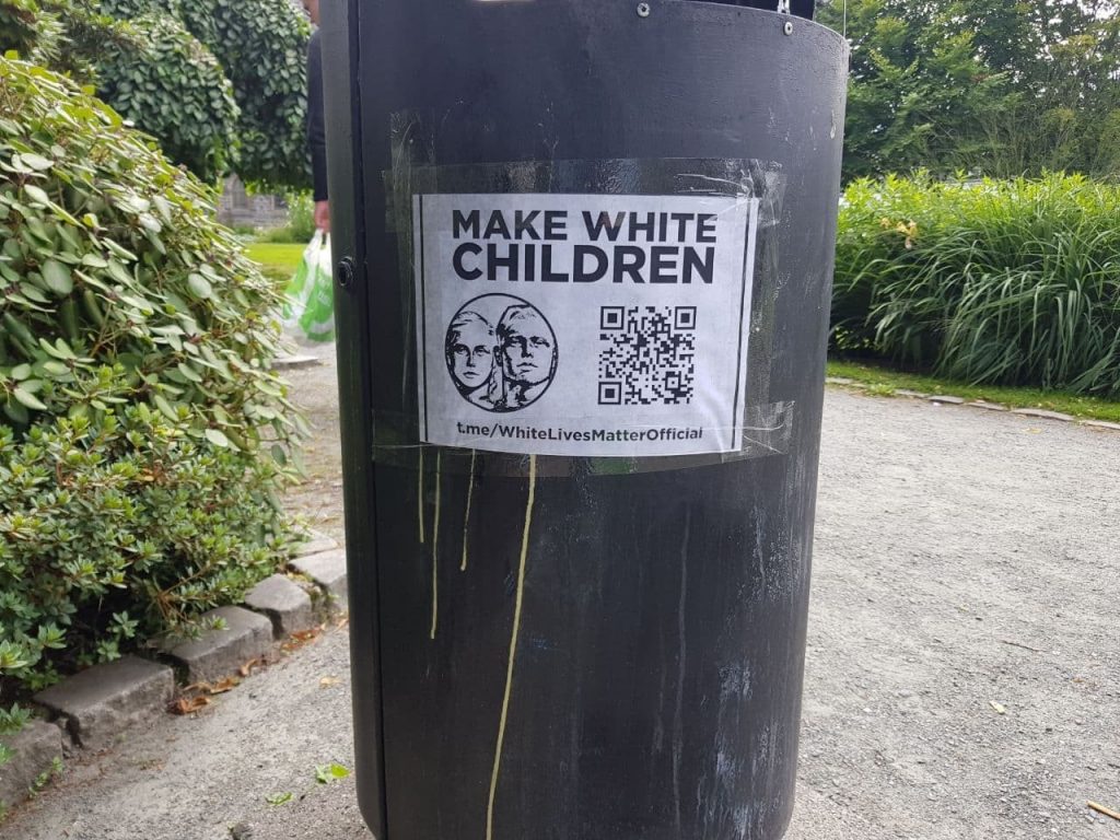 Make White Children poster, Norway