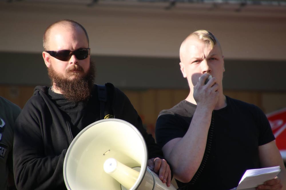 Nordic Resistance Movement speech in Strömstad