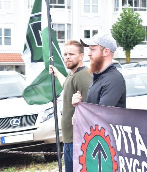 Nordic Resistance Movement banner action in Jönköping