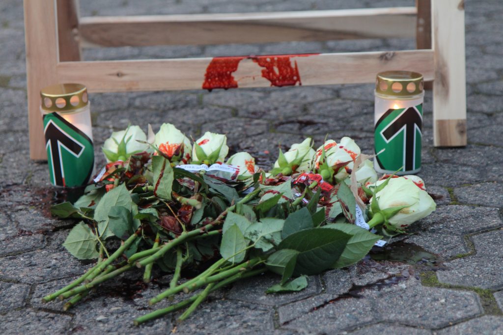 White Lives Matter memorial, Sarpsborg, Norway