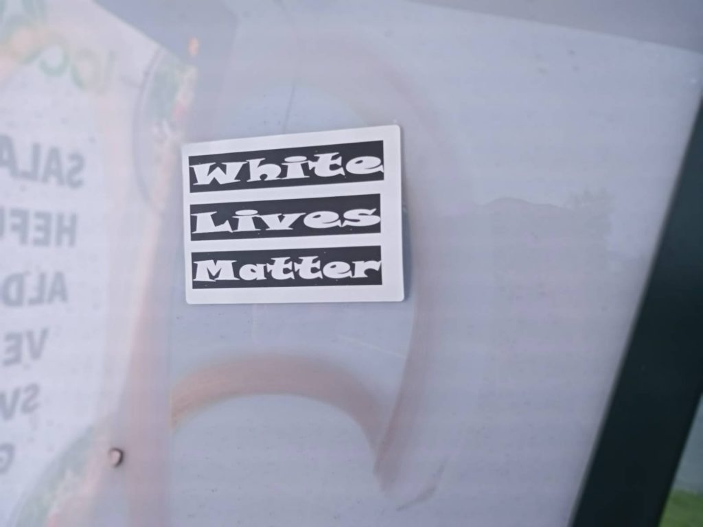 Iceland White Lives Matter sticker