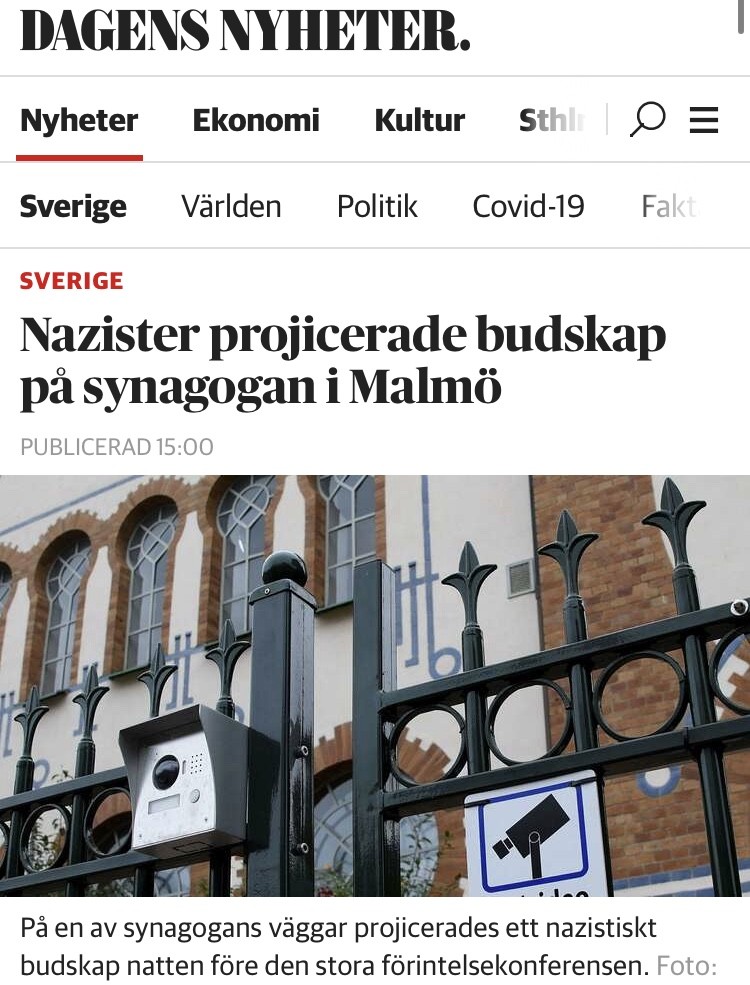 Dagens Nyheter Malmö holocaust hoax