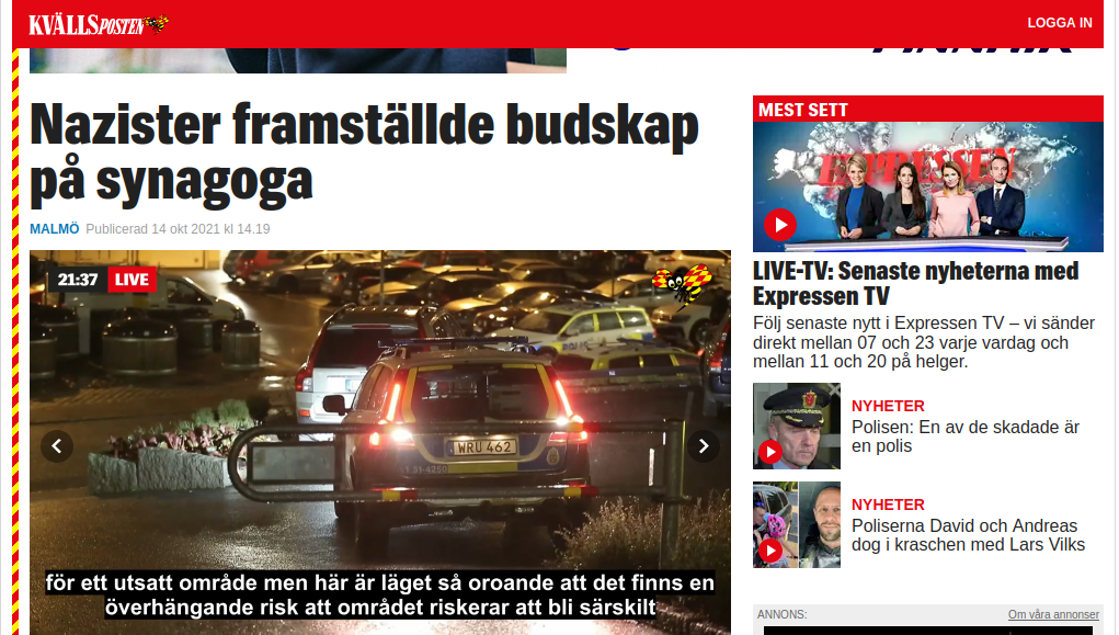 Kvällsposten Malmö holocaust hoax