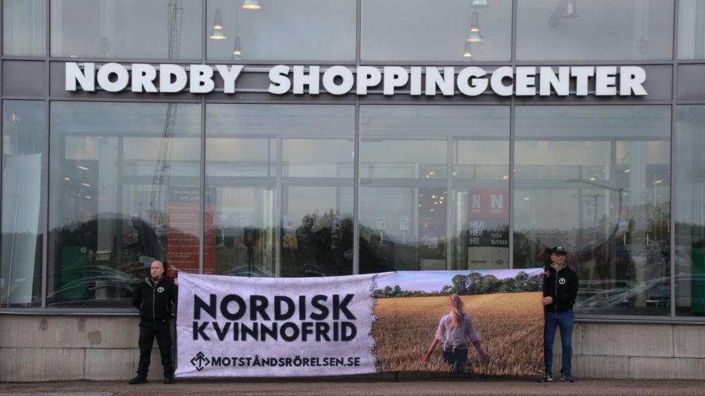 Nordic Resistance Movement activity, Nordby, Sweden