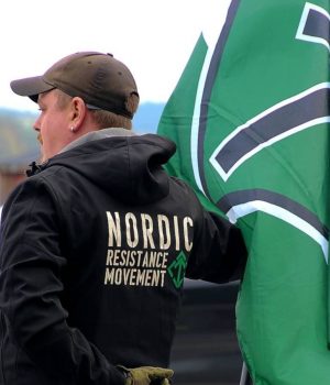 Nordic Resistance Movement activity at the Norway-Sweden border