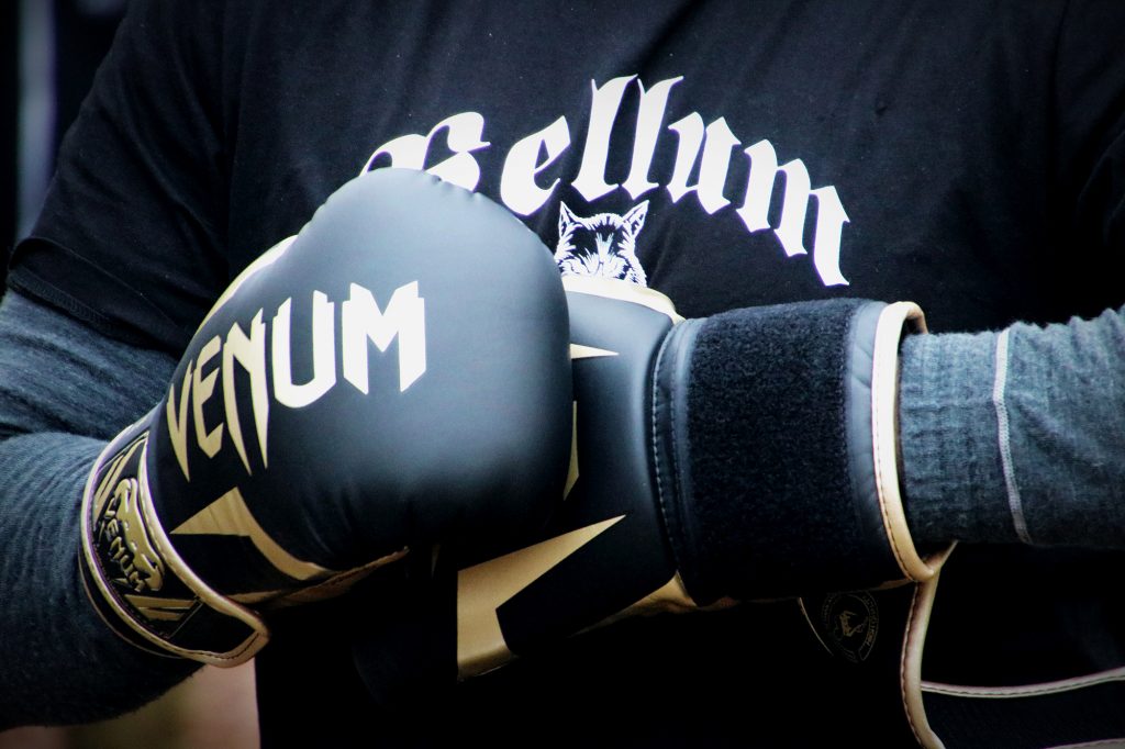 Boxing gloves close-up