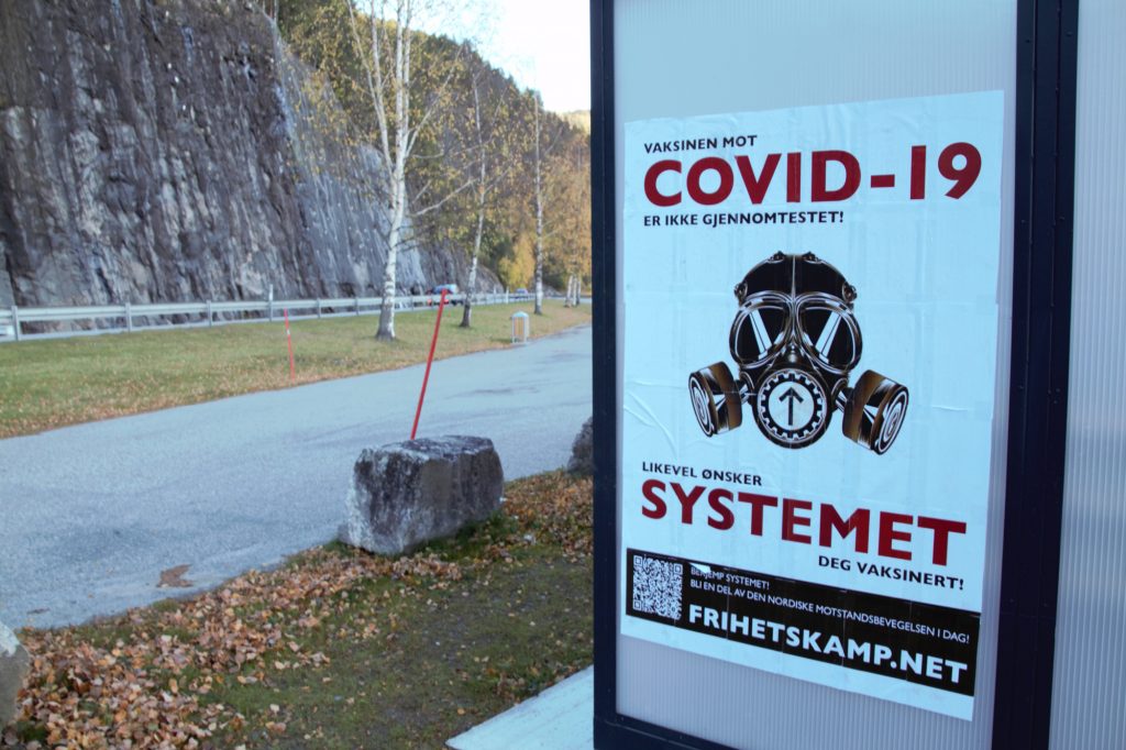 Covid 19 poster activism, Norway