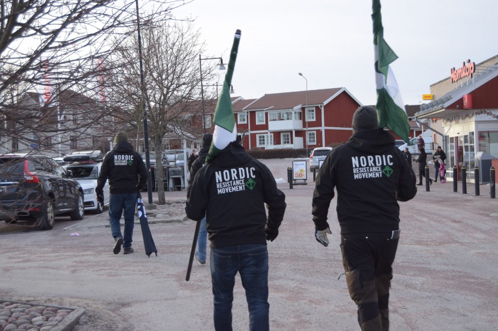 Nordic Resistance Movement activists, Hedemora, Sweden