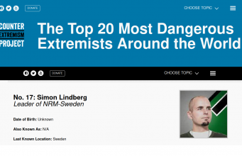 Top 20 most dangerous extremists - Simon Lindberg