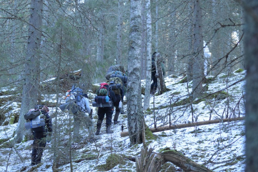 Hiking at Lake Rämen, Dalarna, Sweden