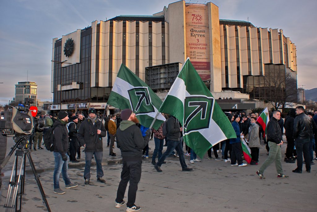 Nordic Resistance Movement at Lukov March 2022, Sofia, Bulgaria