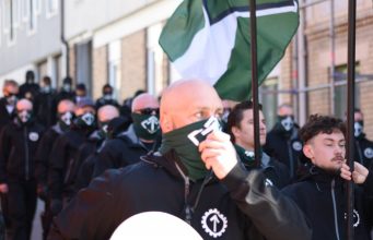 Nordic Resistance Movement demonstration in Lysekil, Sweden