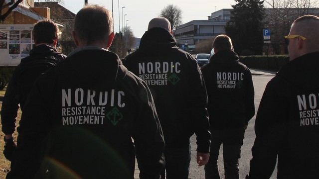 Nordic Resistance Movement public leafleting action, Norway
