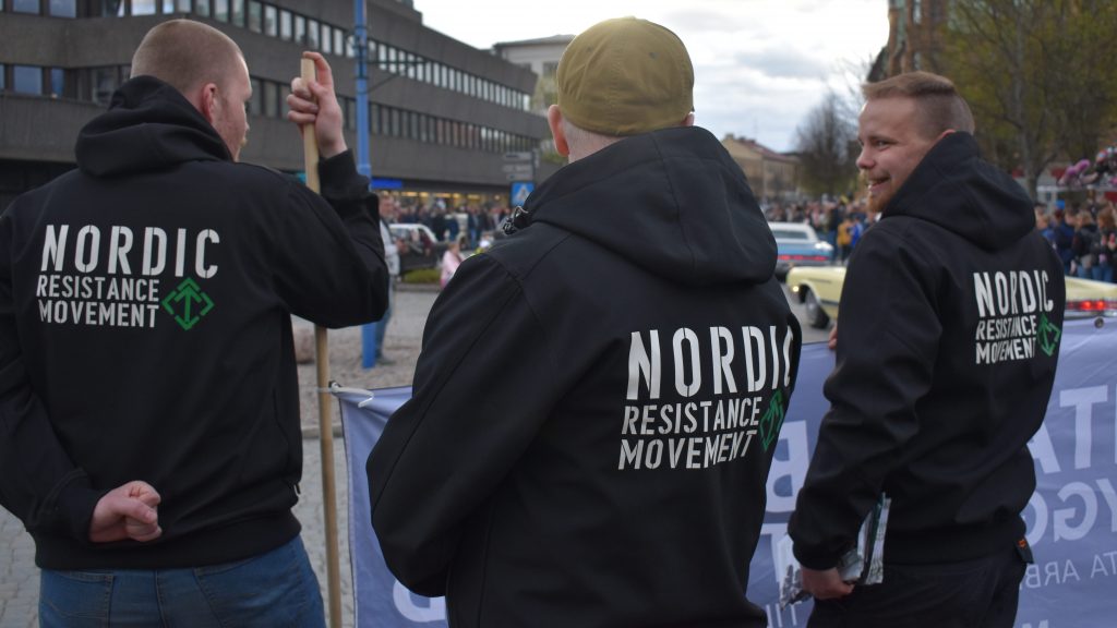 NRM banner activity at cruising event in Vetlanda, Sweden