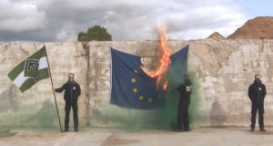 NRM EU flag burning, Denmark