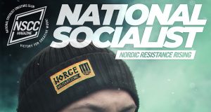NSCC National Socialist Magazine cover, Nordic Resistance Movement